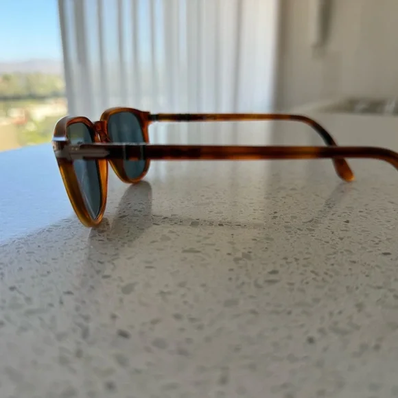 Persol Brown and Blue Sunglasses